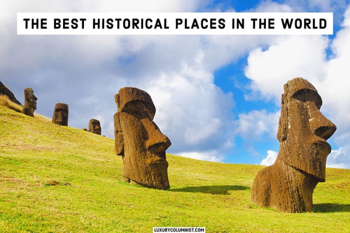 Historical travel spots to explore